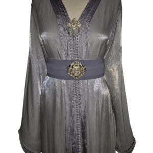 Takchita Organza grijs + riem